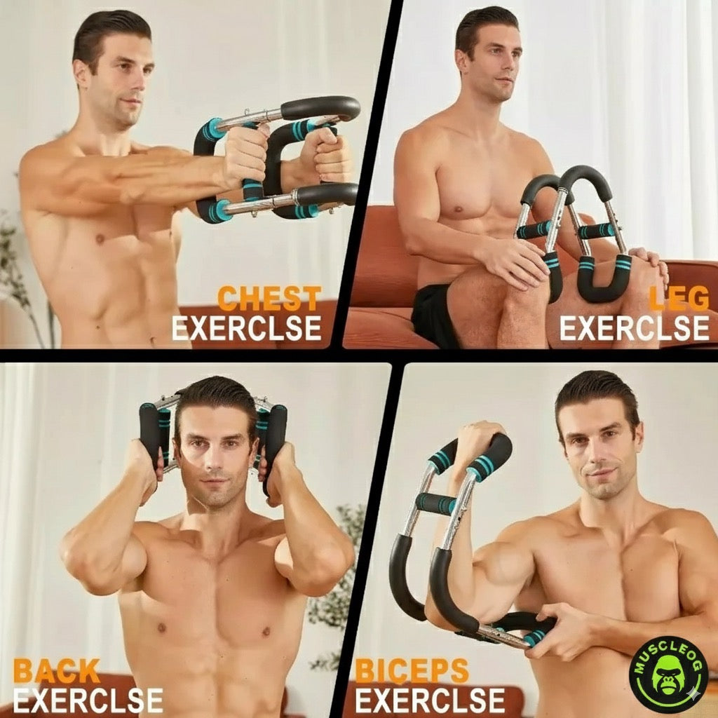 MuscleOG PowerBar™ – Adjustable U-Shaped Arm & Chest Trainer